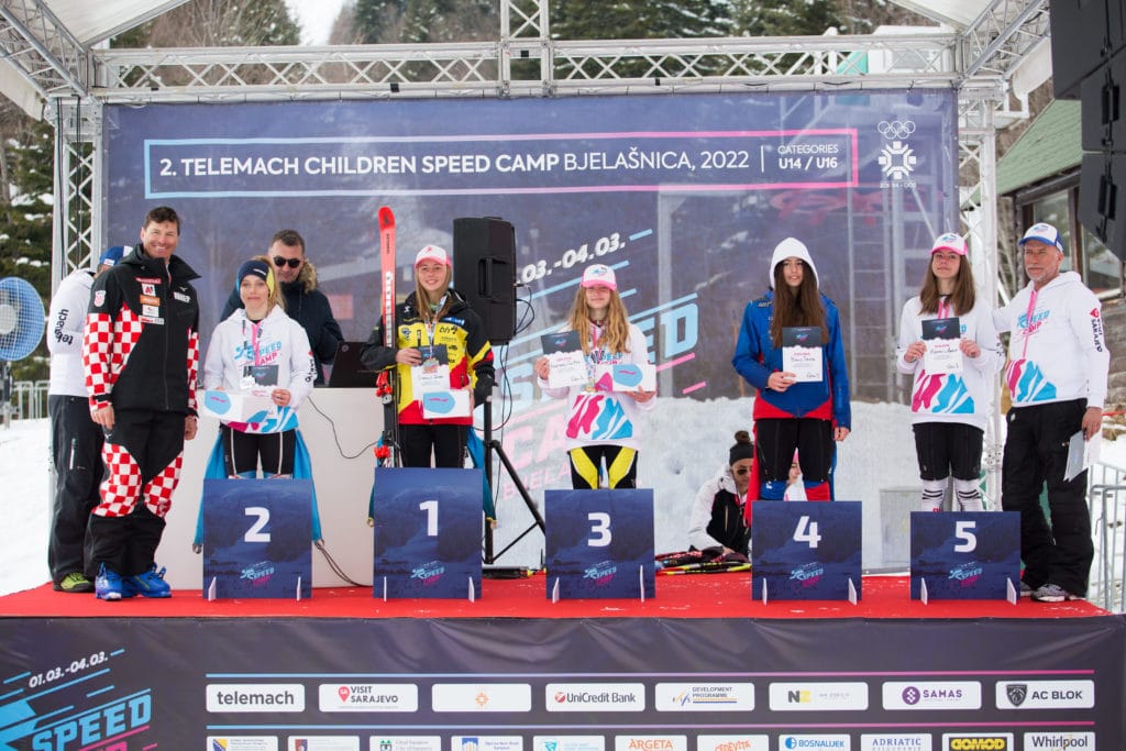 Na Bjelašnici završen međunarodni  „Telemach Children Speed Camp 2022.“