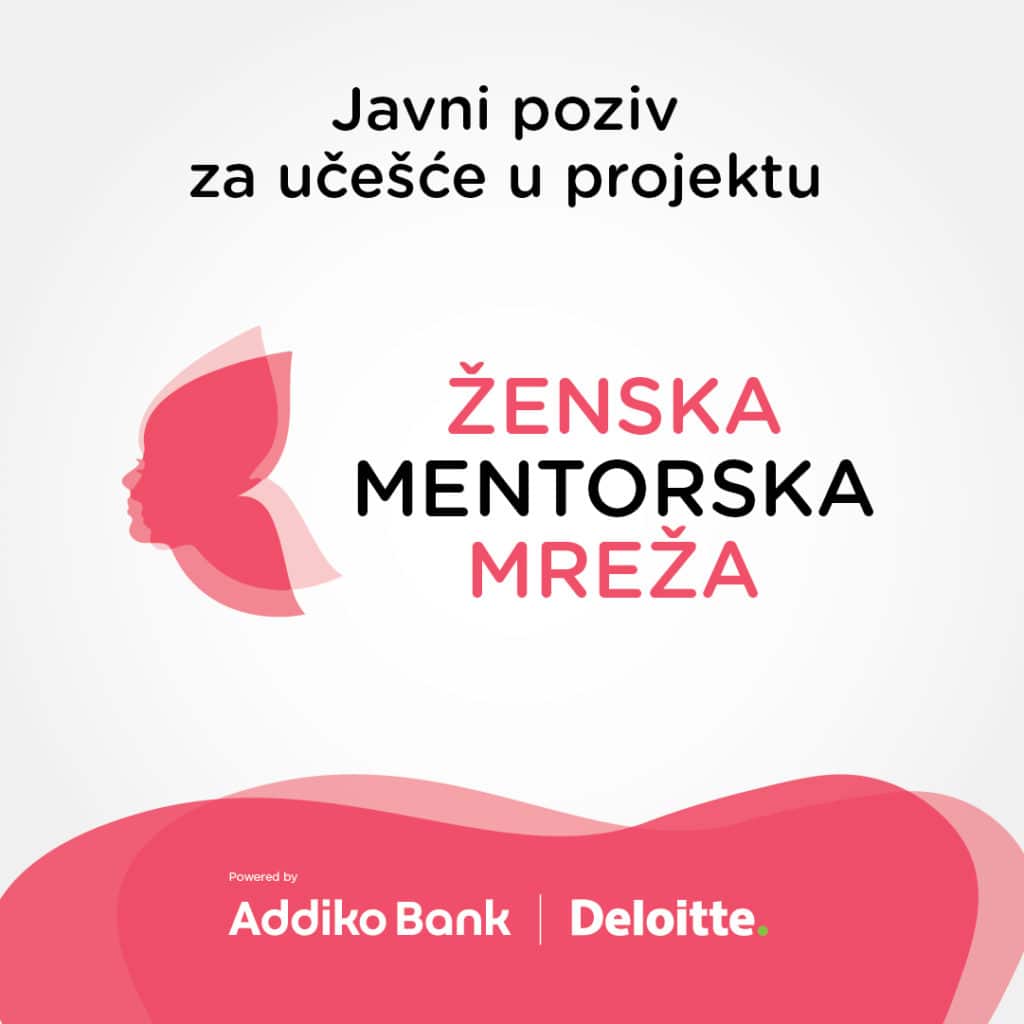 rok za prijavu za žensku mentorsku mrežu ističe 8.4.2022.