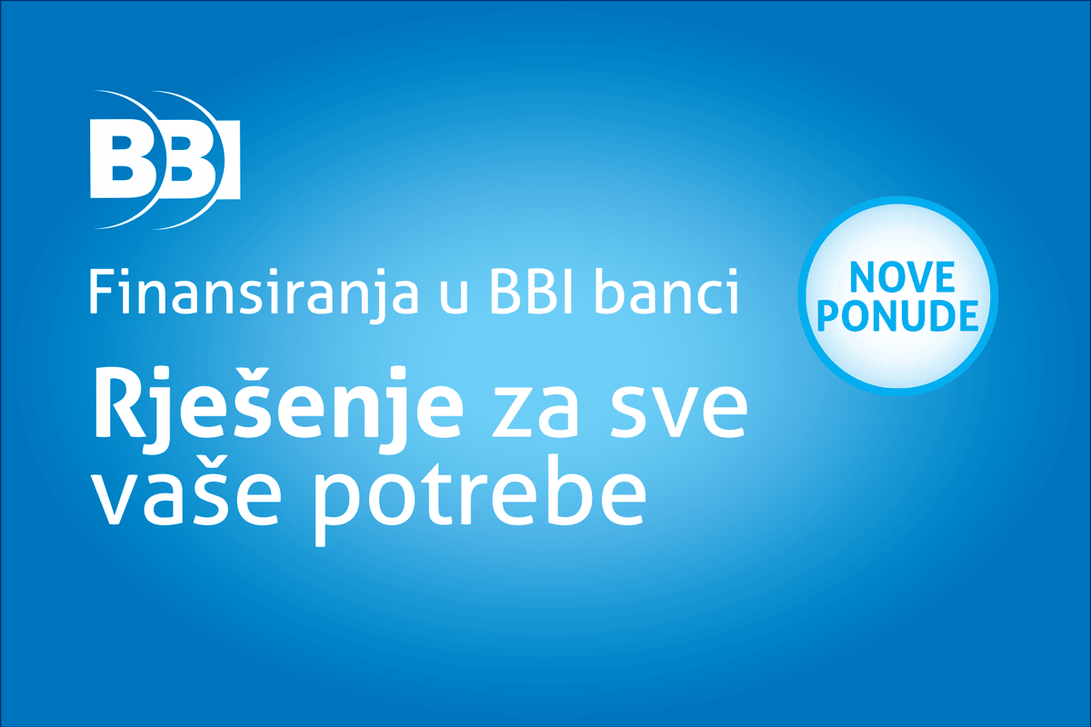 Novo: Finansiranja u BBI banci dostupna svima