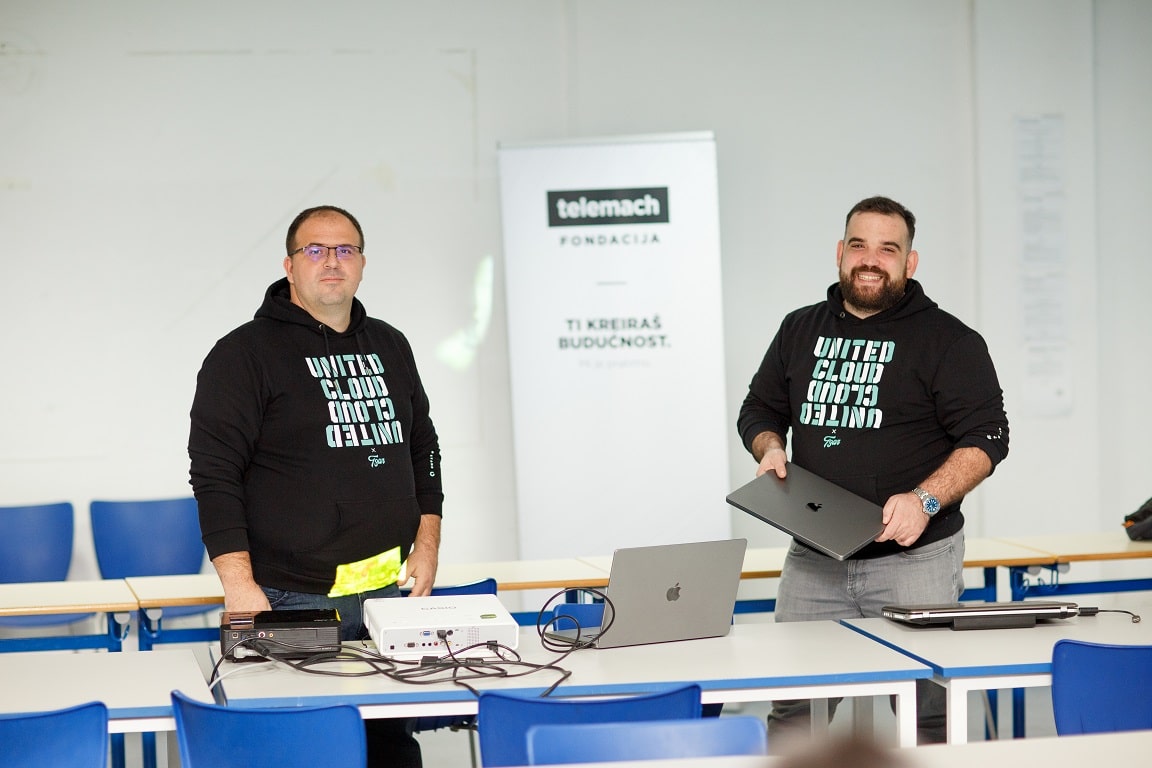Praktično usavršavanje za više od 40 studenata uz podršku Telemach fondacije i United Cloud-a