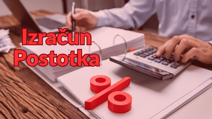 izracun postotka Izračun postotka