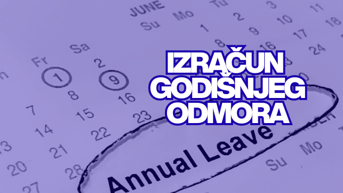 GODISNJI ODMOR 1 Izračun godišnjeg odmora prema stažu