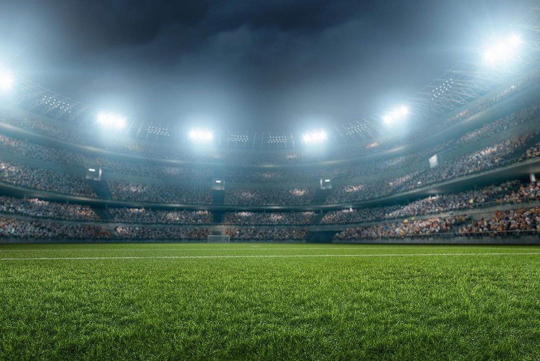 soccer stadium background, Soccer Ball, Football Field image.